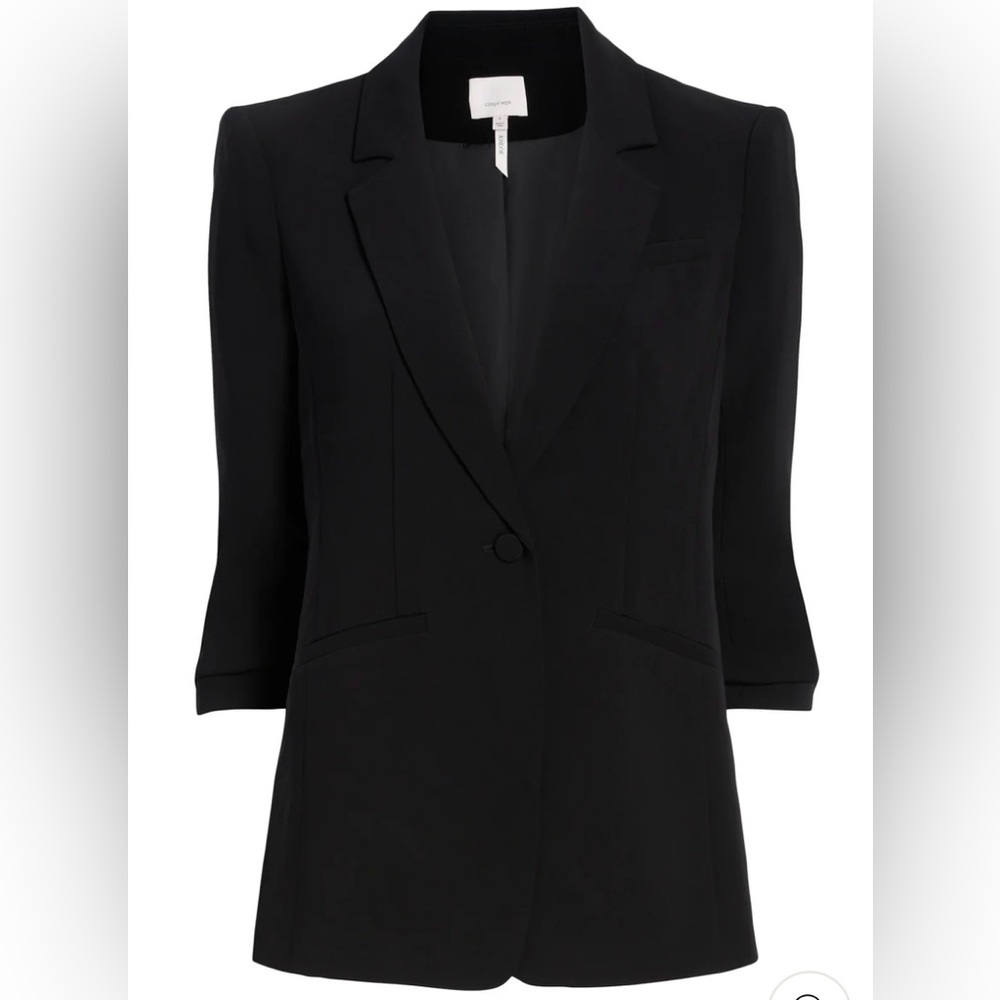 Cinq à Sept Black Crepe Khloe Blazer - Size 14